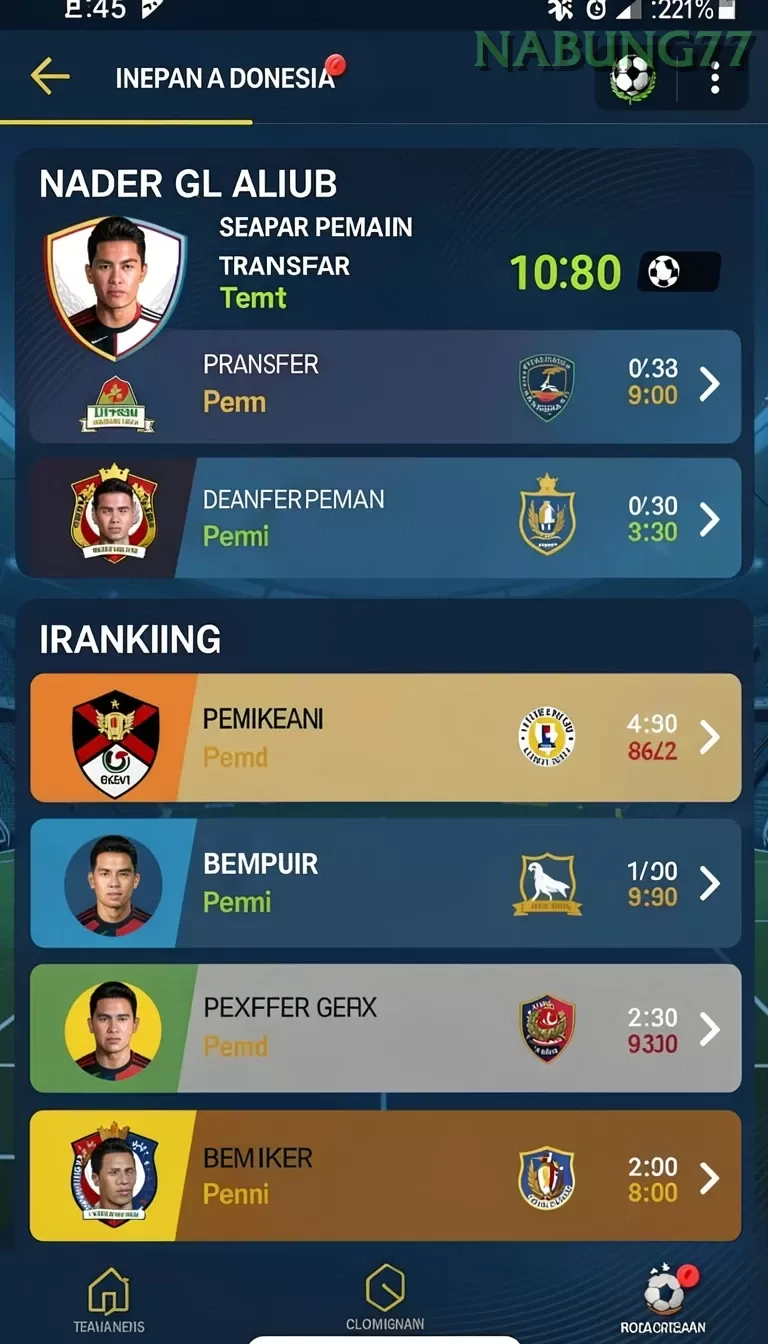 Cuplikan layar NEKATWIN — aktivitas
