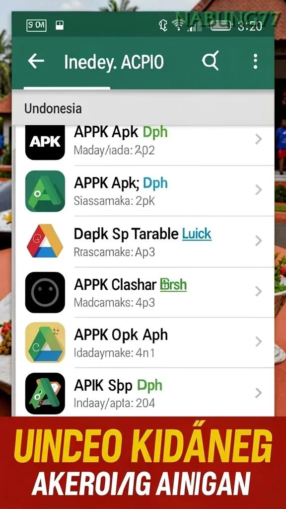 Cuplikan layar P200M — halaman utama