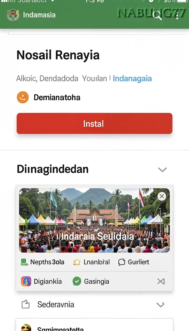 Cuplikan layar TOTOKAURAT — menu navigasi